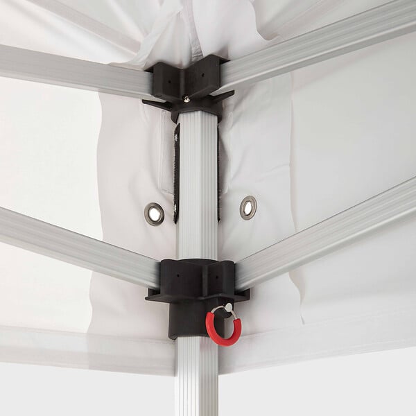 OVIALA - Tonnelle pliante en alu 4x4m blanc - PRO 40 - large