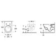 VILLEROY ET BOCH - Subway 2.0 Set Cuvette sans bride DirectFlush et SupraFix 3.0 + Abattant softclose Duroplast avec QuickRelease - vignette