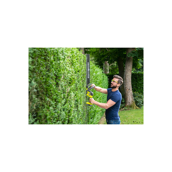 RYOBI - Pack RYOBI Taille-haies Linea 18V One+ INEA 55cm RY18HT55A-0 - 1 Batterie 5.0Ah - 1 Chargeur rapide RC18120-150 - large