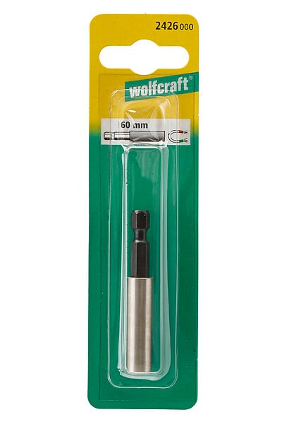 WOLFCRAFT - 1 Porte-Embouts magnétique L=60mm - large