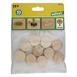 WOLFCRAFT - 10 Bouchons coniques D30mm - vignette