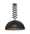 ATMOSPHERA - Luminaire Suspension en Métal Noir déco industrielle D 51 cm - vignette