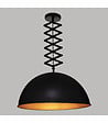 ATMOSPHERA - Luminaire Suspension en Métal Noir déco industrielle D 51 cm - vignette