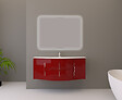 BADENHAUS - Meuble sous-vasque Sting - Rouge brillant - 69cm - vignette