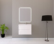 BADENHAUS - Meuble sous-vasque Laura - Blanc opaque - 74cm - vignette