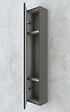 BADENHAUS - Petite armoire avec porte L20x12x100gris taupe mate - vignette