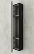 BADENHAUS - Petite armoire avec porte L20x12x100 noir brillant - vignette