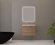 BADENHAUS - Sous vasque STELLA 74cm chene tabac - vignette