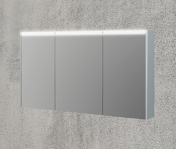 BADENHAUS - Armoire de toilette BADEN HAUS Miroir à LED 120x67cm 3 portes - large
