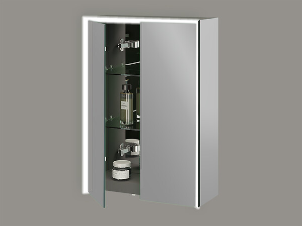 BADENHAUS - Armoire de toilette BADEN HAUS Miroir à LED 50x70cm 2 portes - large