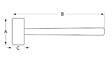 LEMAN - Lot de 2 Serre-joint à pompe saillie large 40x10 600mm Leman - vignette