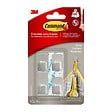 3M - Crochet métal inox déco petit modèle x4 - vignette