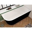 DISTRIBAIN - Baignoire îlot D-Sicilia Black - 1700 x 780 x 600 mm - vignette