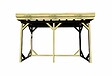 ABRI FRANCAIS - • ABRI Bûches en Bois - 4,1m2 - 3,15x1,31m - Pin Sylvestre traité Autoclave - Surface Int : 2,8m2 | 4 stères - vignette