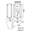 AIPHONE - Boitier D'angle Pour Platine Saillie - vignette