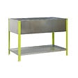 SIMON RACK - SimonRack - Jardinière galva/vert 200L avec étagère - UrbanGarden Top 850x1200x600 Galva Simon Rack - vignette
