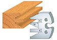 LEMAN - Jeu de 2 Couteaux profilés acier Haut. 50 mm 855.232 Leman - vignette