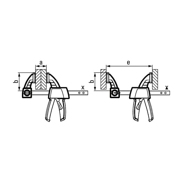 BESSEY SER - Serre joint une main Bessey Ser EZS158 - large