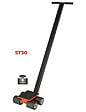 STOCKMAN - Rouleur à  timon 3T 4 galets D85x90mm ST30 Stockman - vignette