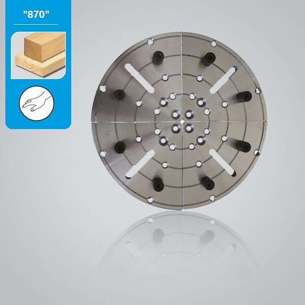 LEMAN - Jeu de 4 mors plateau de reprise, accessoires D.190 Leman - large