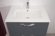 ONDEE - 2 Façades de tiroir MIXY - pour meuble de salle de bain - 60cm - Gris - Laqué - vignette
