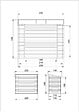 TIMBELA - TIMBELA M202 - Abri à bûches - H199 x L146 x l232 cm / 2.63 m2 - vignette
