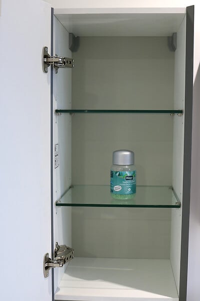 ONDEE - Colonne de salle de bain à suspendre MAX - L40cm - Anthracite - Brillant - Livré monté - large