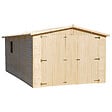 TIMBELA - TIMBELA M101 - GARAGE en Bois Naturel - H222xL516xl324 cm /15 m² - vignette
