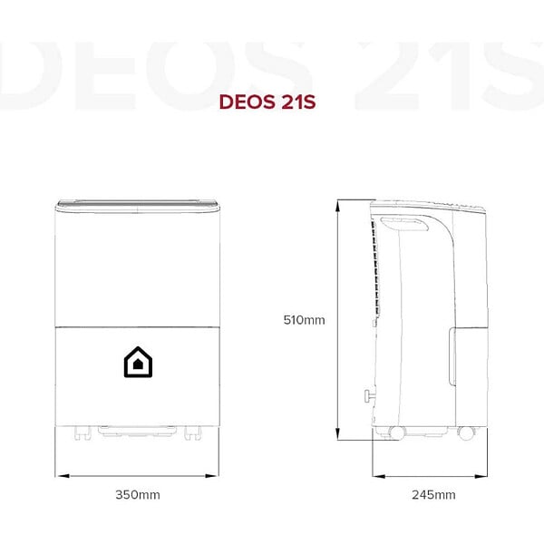ARISTON - Ariston Deos Déshumidificateur silencieux et intuitif avec WIFI intégré, Blanc (3381355) - large
