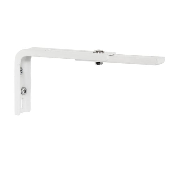 AVOSDIM - Lot de 2 équerres réglables blanches déport entre 10 et 16,5cm - large
