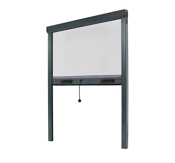 AVOSDIM - Store moustiquaire Recoupable Alu - L 100 x H 160 cm - Gris - Unitaire - large
