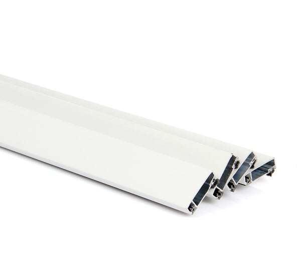 AVOSDIM - Profils Moustiquaire Cadre recoupable - Longueur 160 cm - Alu Blanc - large