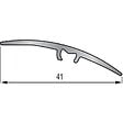 DINAC - SEUIL A VISSER MULTI NIVEAU 2M70 ALU ARG - vignette