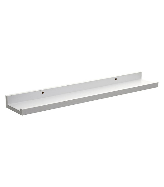 5 FIVE SIMPLY SMART - Étagère murale flottante coloris Blanc L 58 cm idéal pour tableau & cadre photo - large