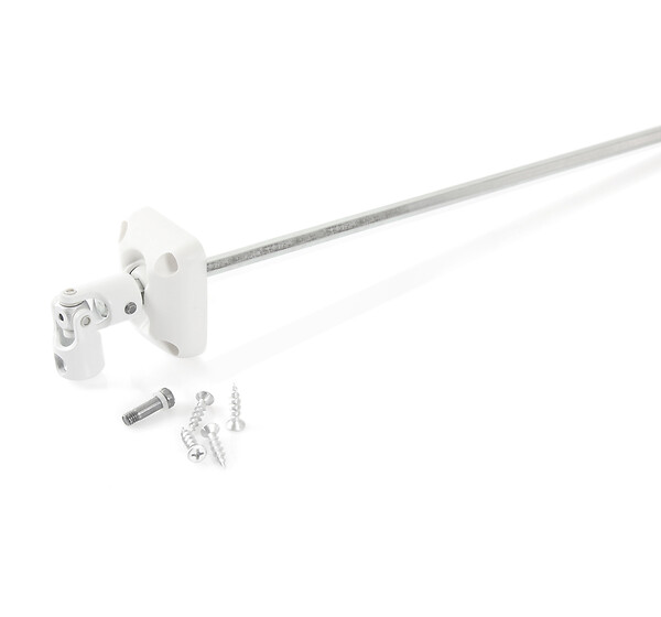 AVOSDIM - Sortie de caisson 45° sous coffre pour manivelle Ø12mm Tige hexagonale 7mm - large