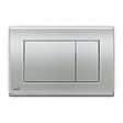 ALCA - Alca Komfort, Plaque de déclenchement, double touche, Chrome mat (M272) - vignette