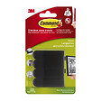 3M - Lot de 8 languettes de fixation pour tableaux petit modèle Noir - vignette