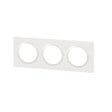 LEGRAND - Plaque carrée dooxie 3 postes finition blanc - vignette