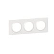 LEGRAND - Plaque carrée dooxie 3 postes finition blanc - vignette