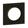 LEGRAND - Plaque carrée dooxie 1 poste finition noir velours - vignette