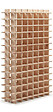 ASTIGARRAGA KIT LINE - Casier à bouteilles modulable - Pin maritime brut - 150x75x22cm - vignette