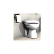 FISCHER - Kit de fixation pour WC et bidets - Avec capuchons blancs et chromés - S8RD 80 WCR - vignette