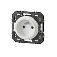 LEGRAND - Prise de courant easyréno 2P+T faible profondeur dooxie 16A blanc - vignette