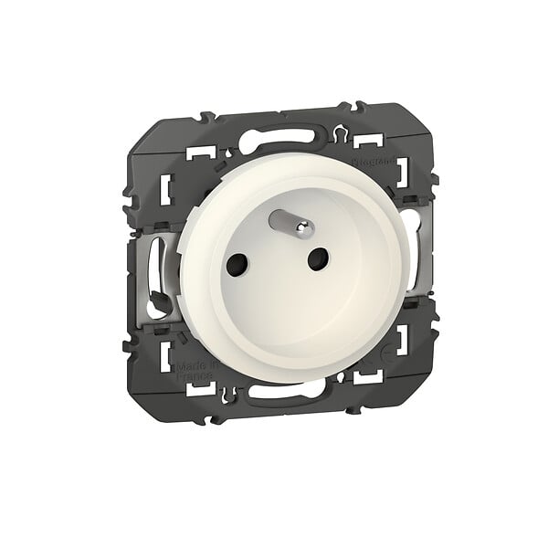 LEGRAND - Prise de courant easyréno 2P+T faible profondeur dooxie 16A blanc - large