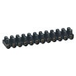 LEGRAND - Borne de raccordement Nylbloc - Noir - 12 plots de 10mm2 - 57A - vignette