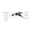 LACME - Pistolet à  extruder pneumatique Pro 2en1 310 et 400 ml Lacme - vignette
