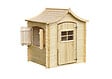 TIMBELA - Timbela M550-1 Maison en bois pour enfants SANS PLANCHER - 112x146xH152cm / 1.1m2 - vignette