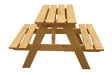 TIMBELA - TIMBELA M012-1 Table Enfant en bois  81x60xH50 cm - vignette