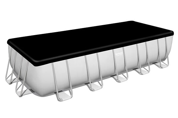 BESTWAY - Piscine tubulaire Power Steel - Rectangulaire - L640xH132xP274cm - large