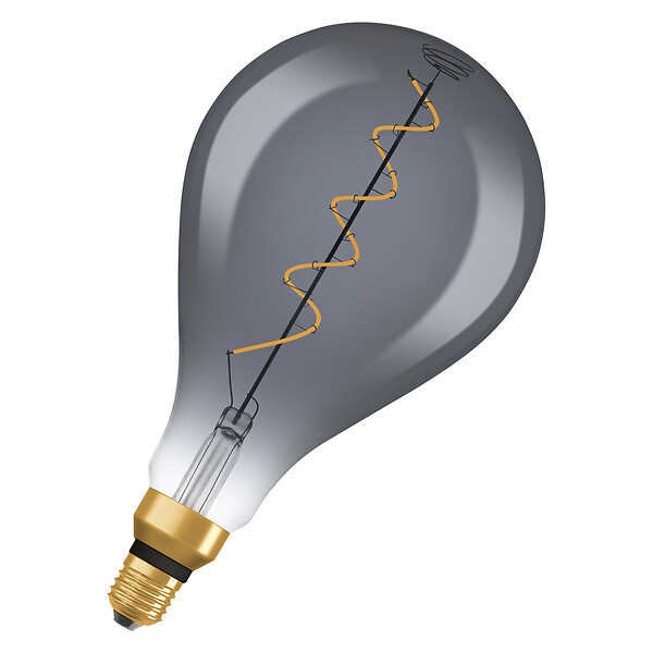 OSRAM - LED Standard clair filament spiral SMOKE 4W E27 chaud - large